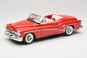Buick Skylark Descapotable Rojo Motormax 1:18 73129 Metal