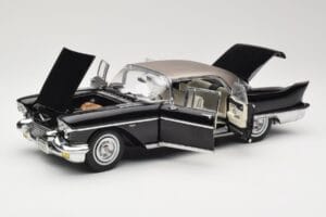 Cadillac Brougham Negro Sun Star 1:18 4001 Metal - imagen 2 de 8