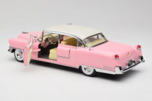 Cadillac Fleetwood Elvis Presley Rosa MRC 1:18 LIC1000 Metal - imagen 5 de 8