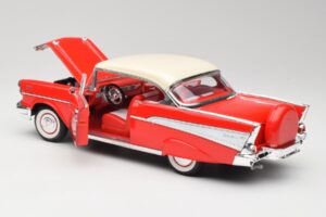 Chevrolet Bel Air Matador Rojo & India Marfil Road Legends 1:18 92109 Metal - imagen 5 de 8
