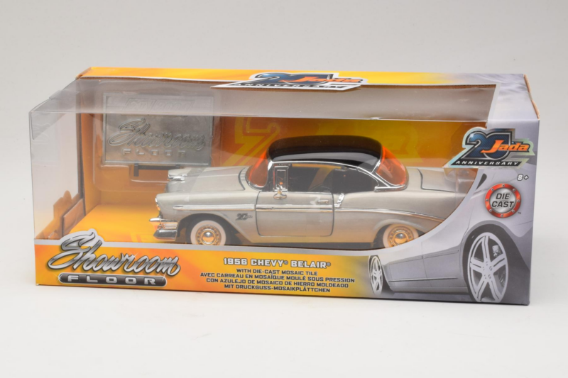 Chevrolet Bel Air Chrome Silver Jada 1:24 Chevrolet Bel Air Chrome Silver Jada 1:24 253745013 Metal