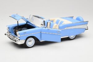Chevrolet Bel Air Descapotable Azul Road Signature 1:18 55/1/0863 Metal - imagen 2 de 8