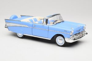 Chevrolet Bel Air Descapotable Azul Road Signature 1:18 55/1/0863 Metal - imagen 6 de 8