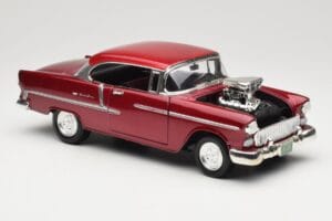 Chevrolet Bel Air Rojo Motormax 1:18 73100TC-M1 Metal - imagen 6 de 8