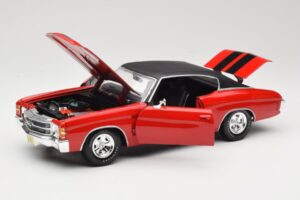 Chevrolet Chevelle SS 454 Rojo Maisto 1:18 531892 Metal - imagen 2 de 8