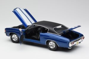 Chevrolet Chevelle SS 454 Azul Maisto 1:18 531886 Metal - imagen 5 de 8