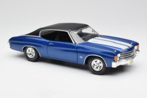 Chevrolet Chevelle SS 454 Azul Maisto 1:18 531886 Metal - imagen 6 de 8
