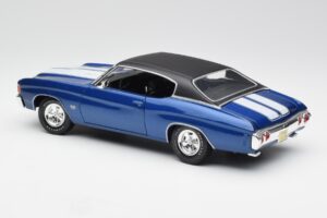 Chevrolet Chevelle SS 454 Azul Maisto 1:18 531886 Metal - imagen 7 de 8