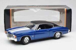 Chevrolet Chevelle SS 454 Azul Maisto 1:18 531886 Metal - imagen 8 de 8