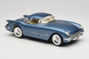 Chevrolet Corvette C1 Azul Mira 1:18 6105 Metal - imagen 6 de 8