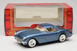 Chevrolet Corvette C1 Azul Mira 1:18 6105 Metal - imagen 8 de 8