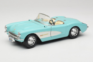 Chevrolet Corvette C1 Azul & Blanco Bburago 1:18 3024-M2 Metal