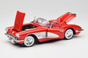 Chevrolet Corvette C1 Rojo Motormax 1:18 73100TC Metal - imagen 2 de 8