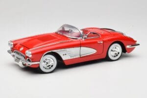 Chevrolet Corvette C1 Rojo Motormax 1:18 73100TC Metal