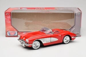 Chevrolet Corvette C1 Rojo Motormax 1:18 73100TC Metal - imagen 8 de 8