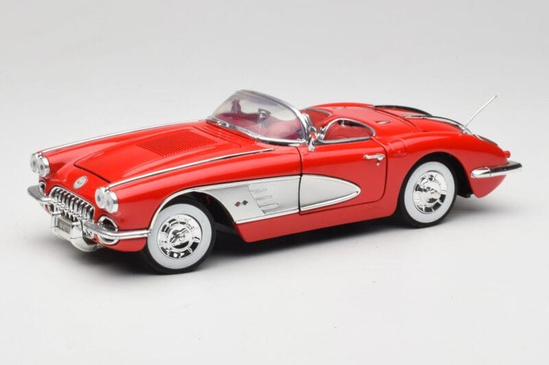 Chevrolet Corvette C1 Rojo Motormax 1:18 73100TC Metal