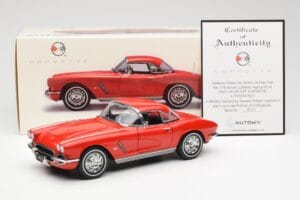 Chevrolet Corvette C1 Descapotable Roman Rojo AUTOart 1:18 71102 Metal - imagen 8 de 8