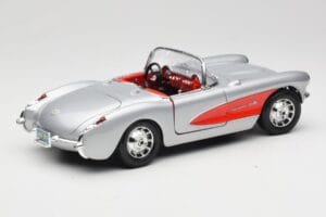 Chevrolet Corvette C1 Plata Bburago 1:18 3034 Metal - imagen 3 de 8