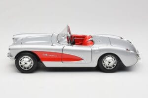 Chevrolet Corvette C1 Plata Bburago 1:18 3034 Metal - imagen 4 de 8