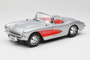 Chevrolet Corvette C1 Plata Bburago 1:18 3034 Metal