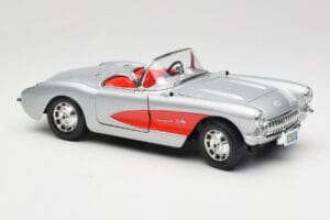 Chevrolet Corvette C1 Plata Bburago 1:18 3034 Metal - imagen 6 de 8