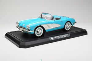 Chevrolet Corvette C1 Hard Top Azul Solido 1:12 1202-M1 Metal