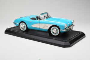 Chevrolet Corvette C1 Hard Top Azul Solido 1:12 1202-M1 Metal - imagen 6 de 8