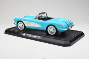 Chevrolet Corvette C1 Hard Top Azul Solido 1:12 1202-M1 Metal - imagen 7 de 8