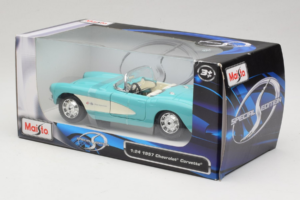 Chevrolet Corvette C1 Verde Menta Maisto 1:24 31275 Metal - imagen 3 de 3
