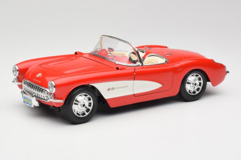 Chevrolet Corvette C1 Roadster Rojo Bburago 1:18 3024 Metal
