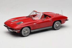 Chevrolet Corvette C2 Sting Ray Descapotable Riverside Red Norev 1:18 189056 Metal
