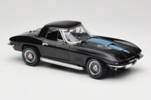 Chevrolet Corvette C2 Negro American Muscle 1:18 AMM1099/06 Metal - imagen 6 de 8