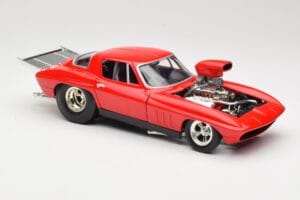 Chevrolet Corvette C3 Dragster Rojo Hot Wheels 1:18 29226 Metal - imagen 6 de 8