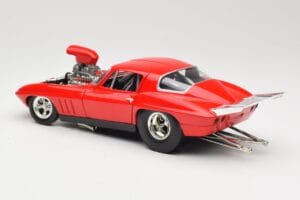 Chevrolet Corvette C3 Dragster Rojo Hot Wheels 1:18 29226 Metal - imagen 7 de 8