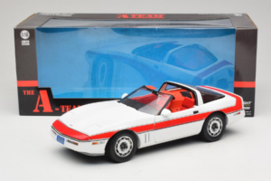 Chevrolet Corvette C4 A-Team Blanco GreenLight 1:18 13532 Metal - imagen 8 de 8