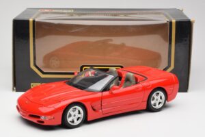Chevrolet Corvette C5 Descapotable Rojo Bburago 1:18 3076 Metal - imagen 8 de 8