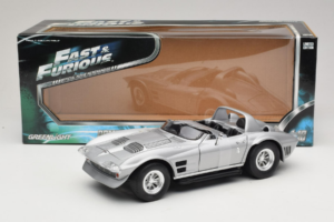 Chevrolet Corvette Grand Sport Plata Fast & Furious Greenlight 1:18 12842 Metal - imagen 6 de 6