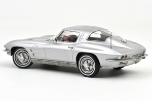 Chevrolet Corvette C2 Sting Ray Sebring Silver Norev 1:18 189052 Metal - imagen 2 de 2