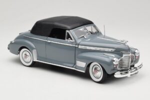 Chevrolet Deluxe Descapotable Con Capota Blanda Gris Eagles Race 1:18 7497276 Metal - imagen 6 de 8