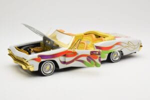 Chevrolet Impala Lowrider White Metallic Hot Wheels 1:18 27635 Metal - imagen 2 de 8