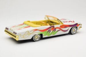 Chevrolet Impala Lowrider White Metallic Hot Wheels 1:18 27635 Metal - imagen 3 de 8