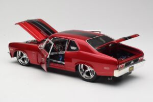 Chevrolet Nova SS Coupe Rojo Maisto 1:18 31083-M1 Metal - imagen 5 de 8