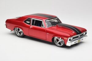 Chevrolet Nova SS Coupe Rojo Maisto 1:18 31083-M1 Metal - imagen 6 de 8