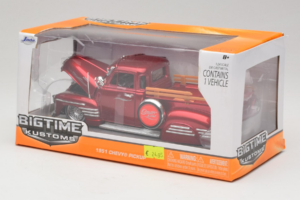 Chevrolet Pickup Bigtime Kustoms Rojo Jada 1:24 96802 Metal - imagen 3 de 3