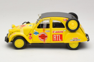 Citroen 2CV Rally Amarillo Maisto 1:18 56032 Metal - imagen 3 de 6