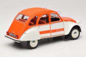 Citroen 2CV Spot Naranja & Blanco Solido 1:18 421183600 Metal - imagen 3 de 8