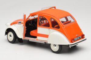 Citroen 2CV Spot Naranja & Blanco Solido 1:18 421183600 Metal - imagen 5 de 8