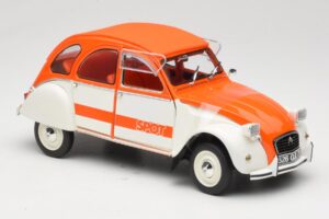 Citroen 2CV Spot Naranja & Blanco Solido 1:18 421183600 Metal - imagen 6 de 8