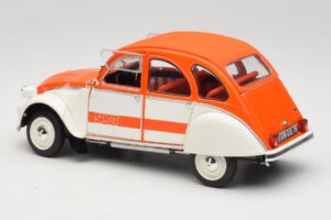 Citroen 2CV Spot Naranja & Blanco Solido 1:18 421183600 Metal - imagen 7 de 8