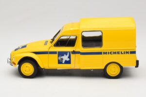 Citroen Acadiane Michelin Amarillo Solido 1:18 S1800406 Metal - imagen 3 de 6